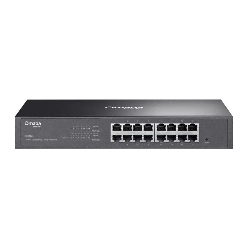 TP-LINK OMADA ES216G 16 PORT GIGABIT YONETILEBILIR METAL KASA SWITCH