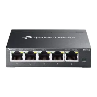 TP-LINK OMADA ES205G 5 PORT GIGABIT YONETİLEBİLİR METAL KASA SWITCH
