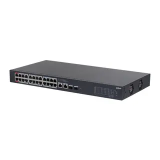 DAHUA CS4226-24ET-240 24 PORT 10/100 PORT 240W POE + 2XGIGABIT RJ45/2XSFP COMBO YÖNETİLEBİLİR RACKMOUNT SWITCH