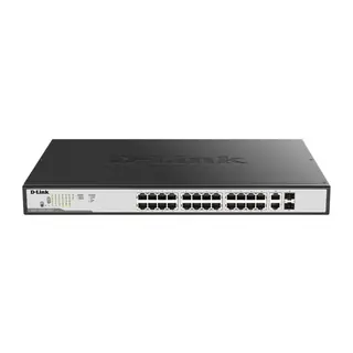 D-LINK DGS-1100-26MPV2 24 PORT GIGABIT 2X1GB SFP 2X1GB RJ45 COMBO YÖNETİLEBİLİR 370W POE SWITCH