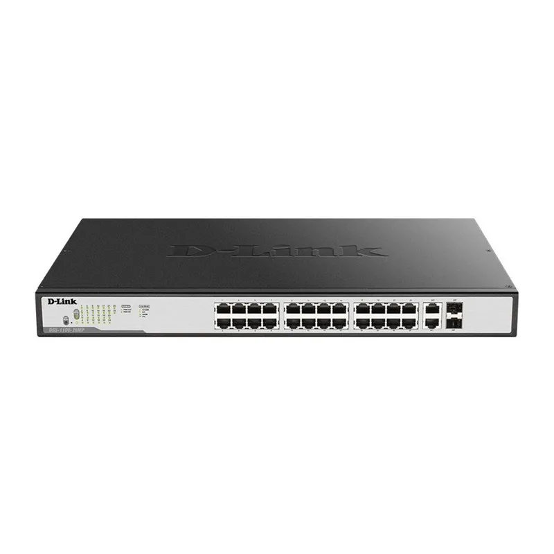 D-LINK DGS-1100-26MPV2 24 PORT GIGABIT 2X1GB SFP 2X1GB RJ45 COMBO YÖNETİLEBİLİR 370W POE SWITCH