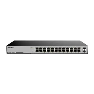 D-LINK DL-DGS-F1024P 24 PORT GIGABIT 2X1GB SFP YÖNETİLEMEZ 250W POE SWITCH