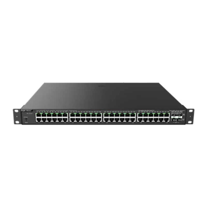 RUIJIE REYEE RG-NBS3100-48GT4SFP-P 48 PORT GIGABIT + 4X1GB SFP UPLINK 370W POE YÖNETİLEBİLİR RACKMOUNT SWITCH