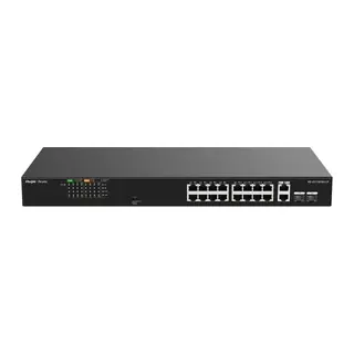 RUIJIE REYEE RG-ES118FGS-LP 16 PORT 10/100 + 2X1GB RJ45/SFP UPLINK COMBO 120W POE RACKMOUNT SWITCH
