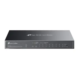 TP-LINK OMADA ES210GMP 8 PORT GIGABIT POE + 2 PORT RJ45/1 PORT SFP COMBO CLOUD YÖNETİLEBİLİR 123W METAL KASA SWITCH