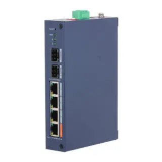 CHS4206-4ET-60 4 PORT 10/100 + 2 PORT SFP UPLINK 60W POE CLOUD YÖNETİLEBİLİR ENDÜSTRİYEL SWITCH