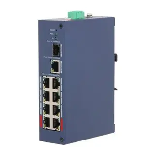 DAHUA CHS4110-8ET-110 8 PORT 10/100+1XGB RJ45/1XGB SFP UPLINK 110W POE CLOUD YÖNETİLEBİLİR ENDÜSTRİYEL SWITCH