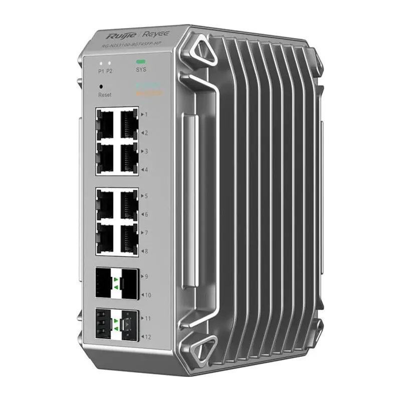 RUIJIE REYEE RG-NIS3100-8GT4SFP-HP 8 PORT GIGABIT +4X1GB SFP ENDUSTRIYEL 240W POE SWITCH