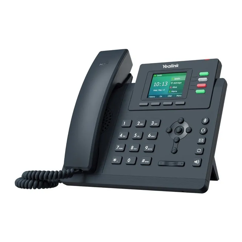YEALINK SIP-T33G 2.4 INC RENKLİ EKRAN HD SES GÜRÜLTÜ ENGELLEME POE DESTEKLİ MASAÜSTÜ TELEFON