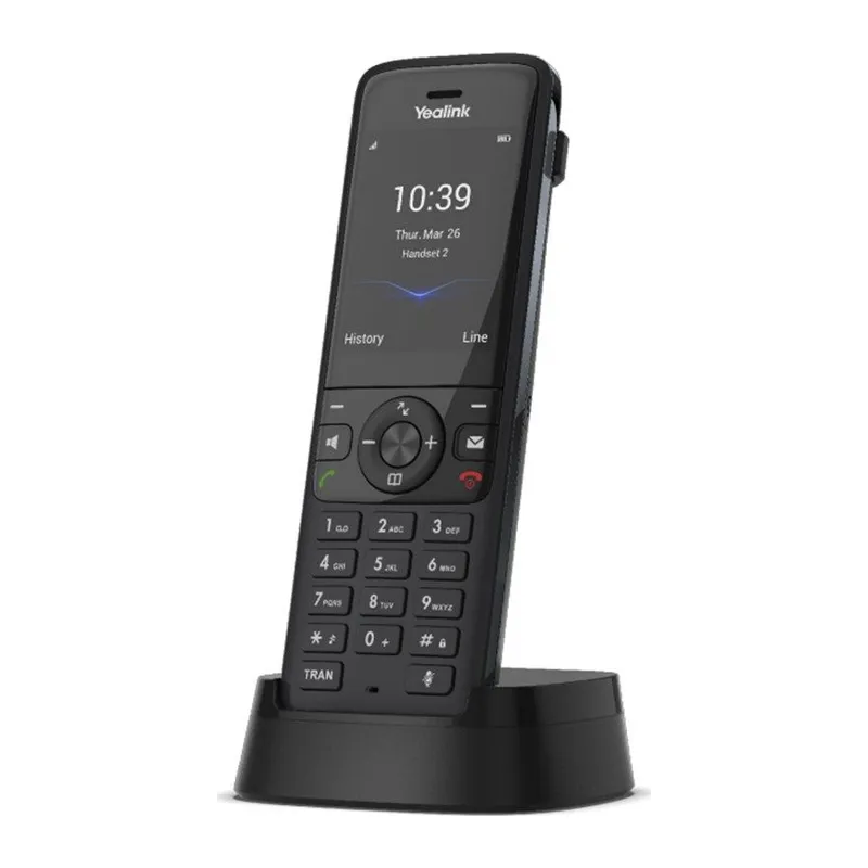 YEALINK W78H 2.4 INC RENKLİ EKRAN HD SES GÜRÜLTÜ ENGELLEME TİTREŞİM SIP IP DECT TELEFON
