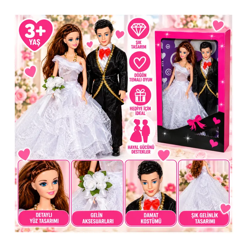02264 Anlily Gelin ve Damat / +3 yaş
