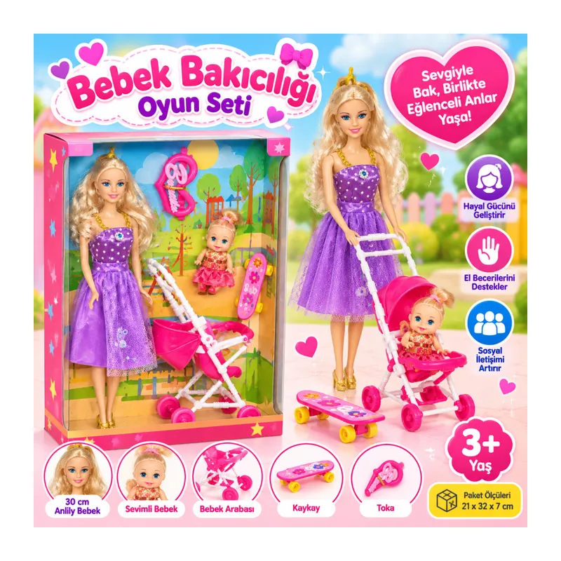 02269 Pusetli Bebek / +3 yaş