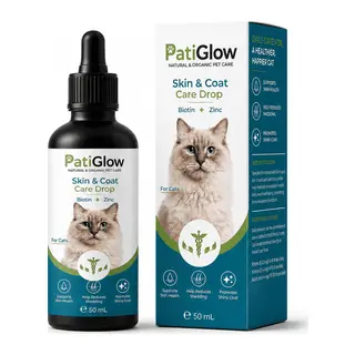 PatiGlow Kedi Tüy ve Deri Bakım Damlası 50 ml
