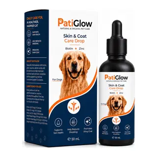 PatiGlow Köpek Tüy ve Cilt Bakım Damlası 50 ml
