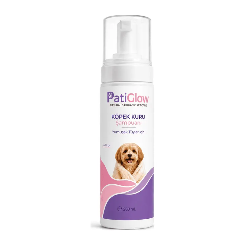 PatiGlow Köpek Kuru Şampuanı 200 ml