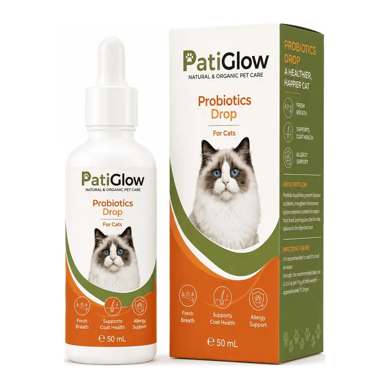 PatiGlow Kedi Probiyotik Damla 50 ml