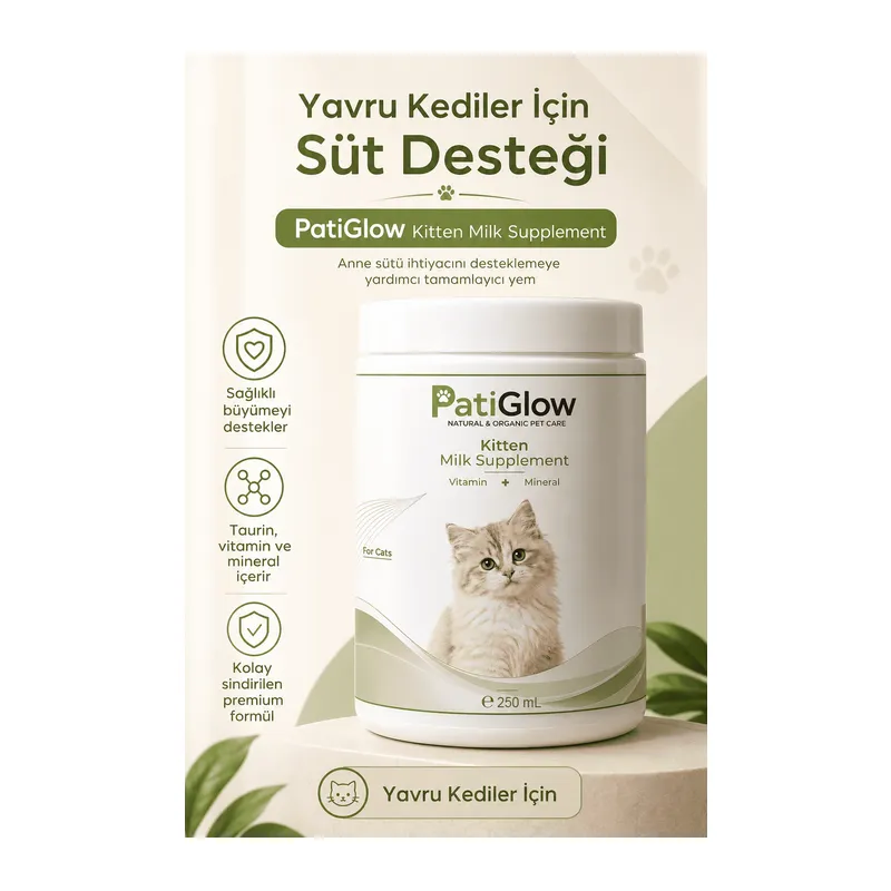 PatiGlow Yavru Kedi Süt Tozu 250 g