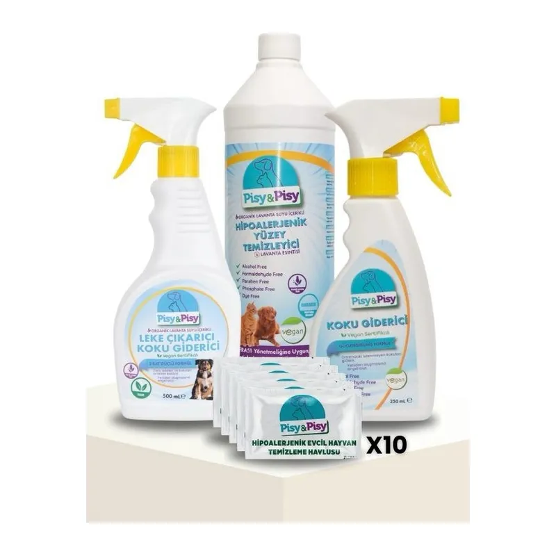 PISY & PISY EVCİL HAYVAN TEMİZLEME KİTİ 4