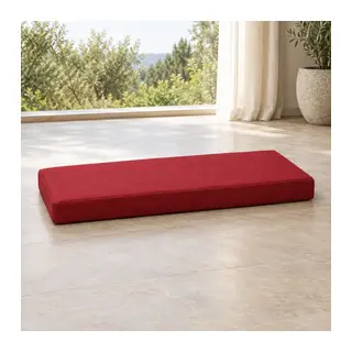 Dikdörtgen Blok Bank Minderi · 50 × 100 × 7 cm | Kırmızı | İç mekân