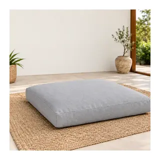 Düz Kare Yer Minderi · 60 × 60 × 8 cm | Gri | İç mekân