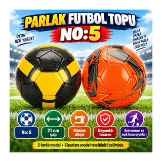 Futbol Topu Parlak No:5