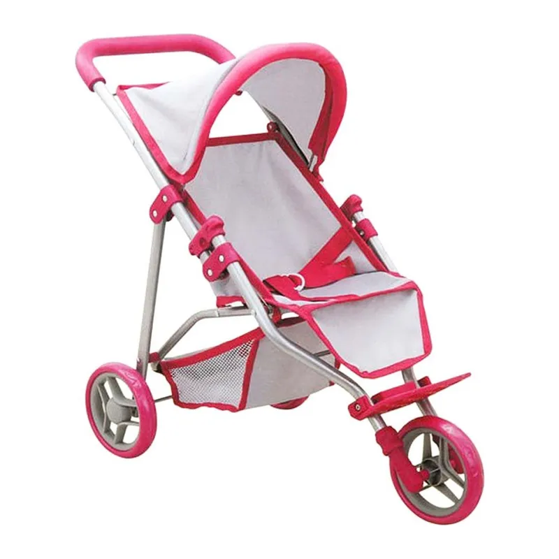 NessiWorld 3 Tekerlekli Pembe Gri Puset