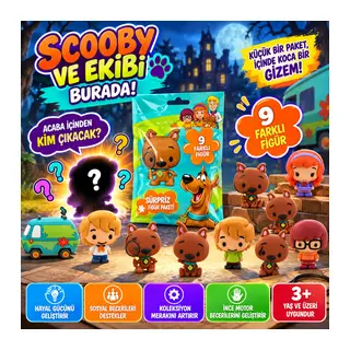 Cool Things Scooby Doo Buddies 3D Sürpriz Figür Paketi