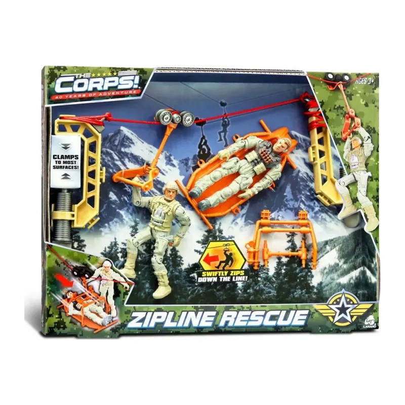 Zipline Rescue Asker Oyun Seti