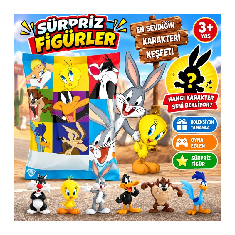 1006535 -FİGÜR L TUNES SÜRPRİZ PAKET LT 24D
