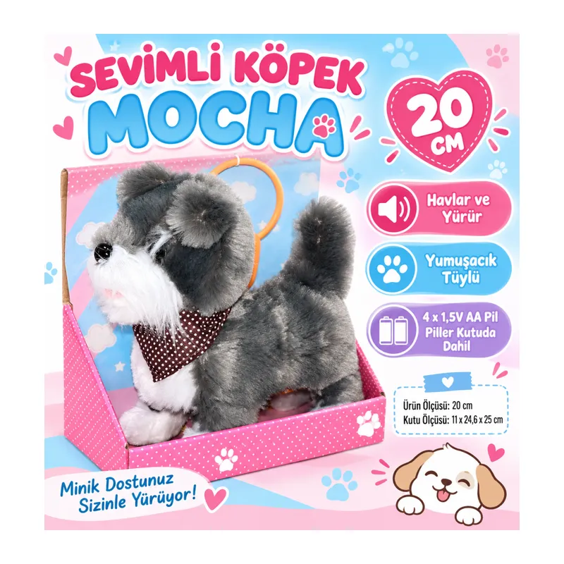 2859 Sevimli Köpek Mocha