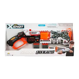 36606 X-Shot Skins Lock Blaster 16 Mermili Sünger Dart Atan Silah 56 cm