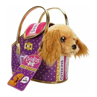 50585 Taşıma Çantalı Peluş Köpek -NessiWorld