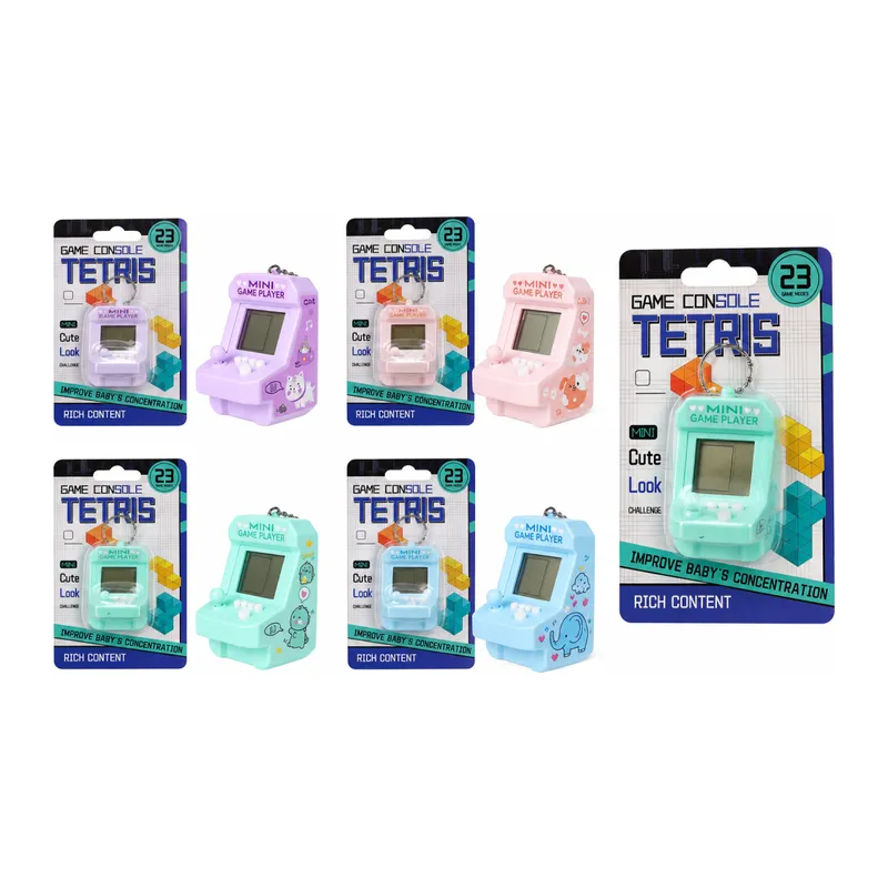 NessiWorld Oyun Konsolu 23 Oyun Modlu Tetris Anahtarlık (adet fiyatıdır)