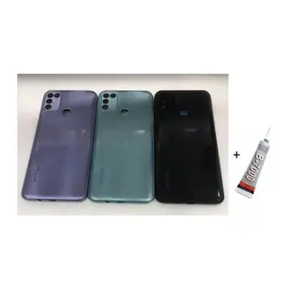 Infinix Hot 11 Uyumlu Arka Batarya Pil Kapağı Siyah (B7000 15 ml Yapıştırıcı)