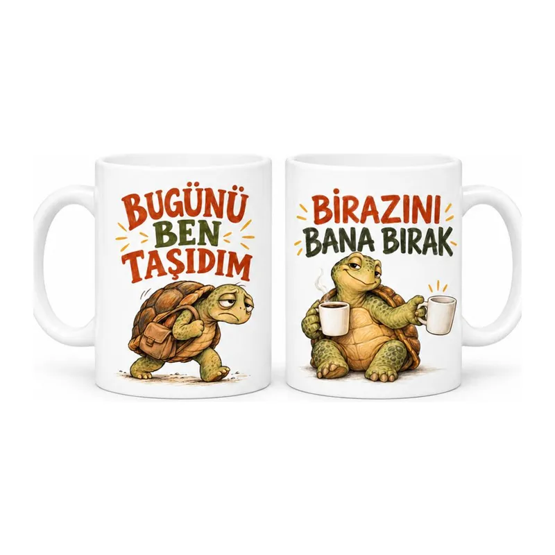Ortak Yorgunluk 2'li Porselen Kupa Seti - MODEL 950