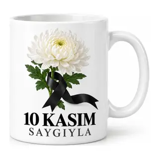 Saygıyla Hatırlamak Tasarımlı Porselen Kupa - MODEL 735