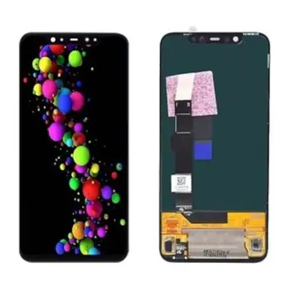 Mi 8 Uyumlu LCD Ekran Dokunmatik Siyah (Çıtasız)