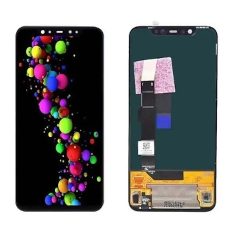 Mi 8 Uyumlu LCD Ekran Dokunmatik Siyah (Çıtasız)