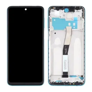 Redmi Note 9S Uyumlu LCD Dokunmatik Ekran Çıtalı (Siyah)