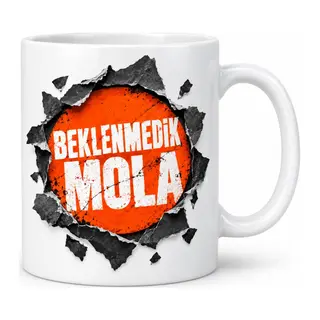 Beklenmedik Mola Tasarımlı Porselen Kupa - MODEL 680