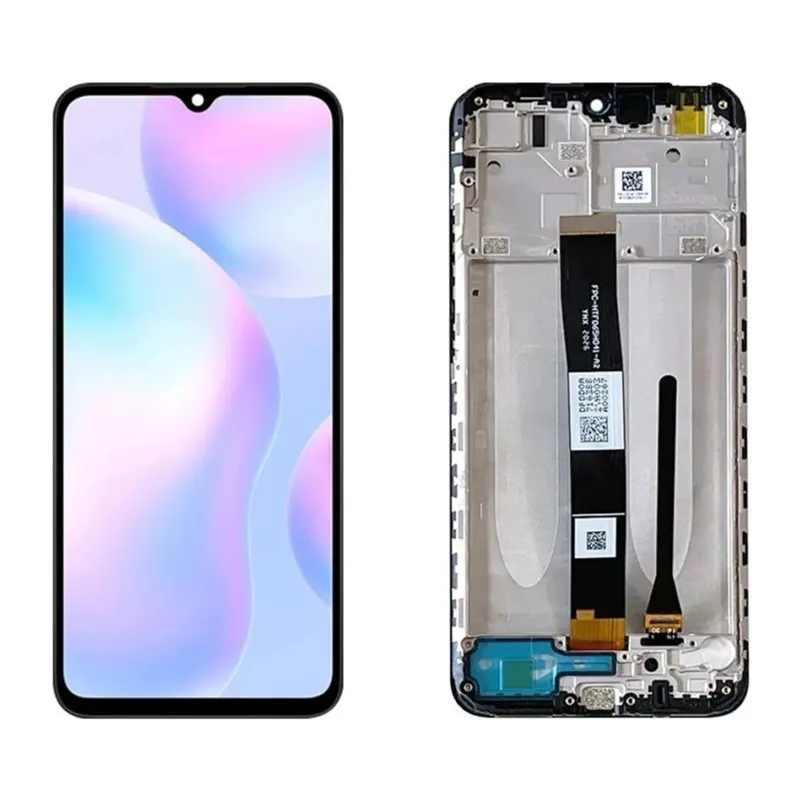Redmi 9A - 9C Uyumlu Dokunmatik Ekran Çıtalı (Siyah)
