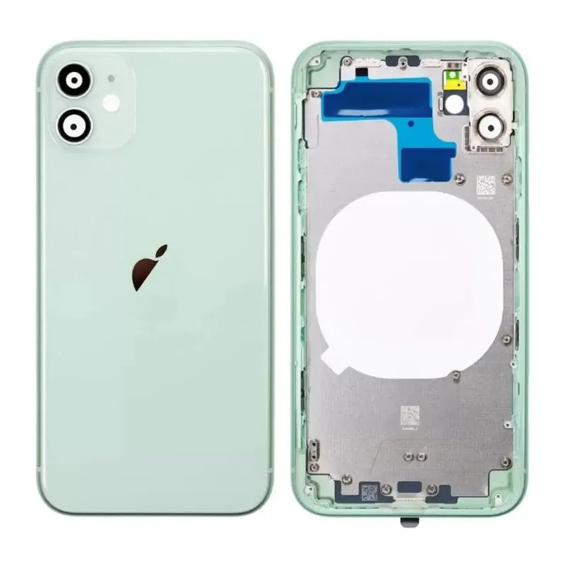 iPhone 11 Uyumlu Boş Kasa + Kapak Yeşil