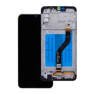 Samsung A20S Uyumlu Dokunmatik Ekran Çıtalı Servis (Siyah)