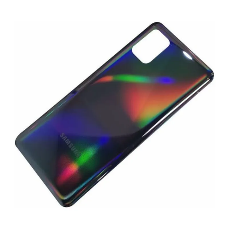 Samsung A31 Uyumlu Arka Batarya Pil Kapağı (Siyah)