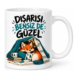 Ev Modu Tasarımlı Porselen Kupa - MODEL 979