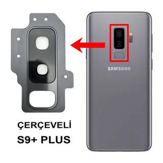 Samsung S9 Plus Uyumlu Arka Kamera Lensi