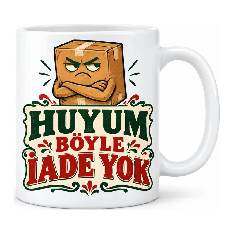 Huy Paketi Tasarımlı Porselen Kupa - MODEL 769