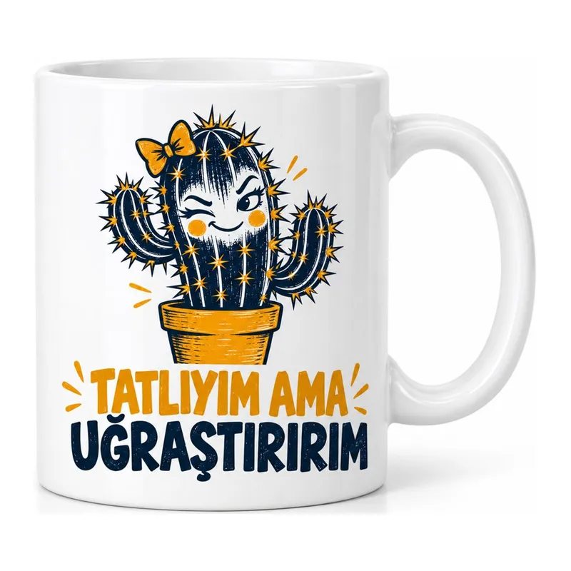 Tatlı Bela Tasarımlı Porselen Kupa - MODEL 982