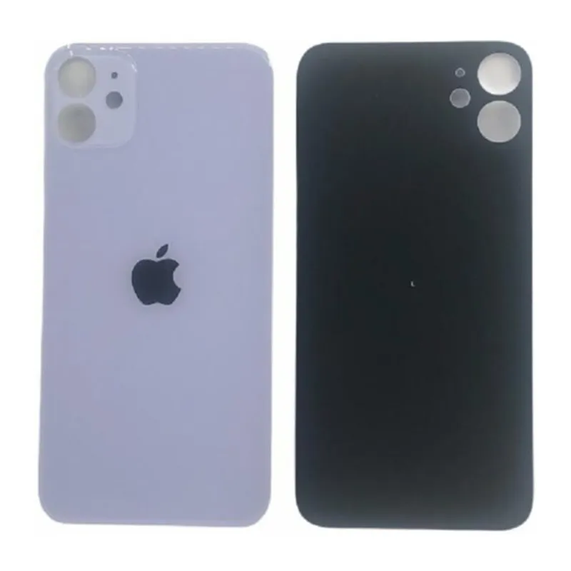 iPhone 11 Uyumlu Arka Pil Kapağı Bighole (Mor)