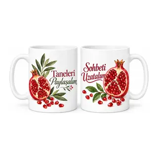 Narın Taneleri 2'li Porselen Kupa Seti - MODEL 502